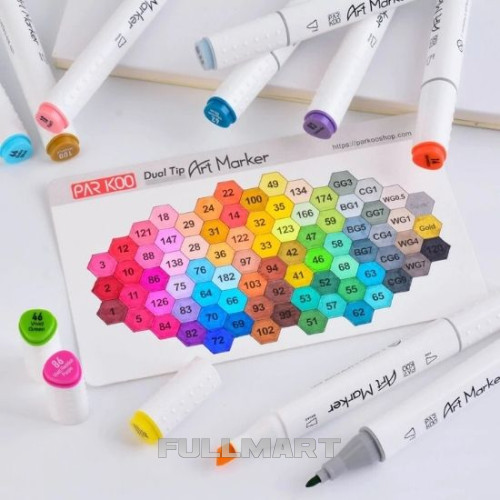Двухсторонние маркеры для скетчинга Art-Marker 80 шт